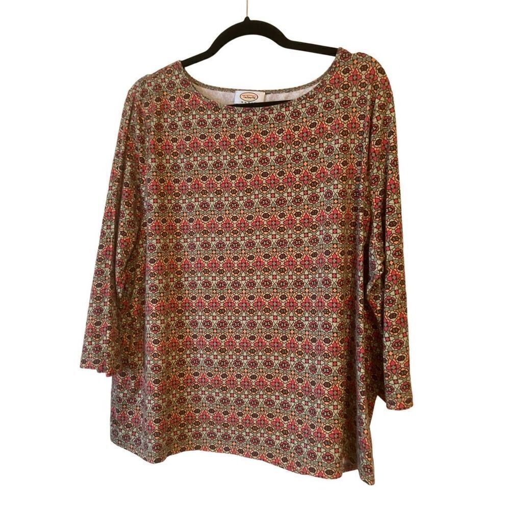 Talbots Fall 3/4 Sleeve Top 2X